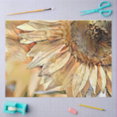 Waterverf Big Yellow Sunflower Elegant Collectie Tissuepapier (Craft)