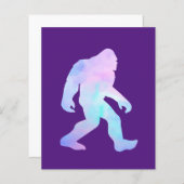 Waterverf Bigfoot (Voorkant / Achterkant)