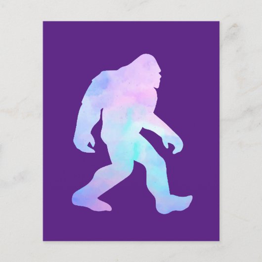Waterverf Bigfoot (Voorkant)