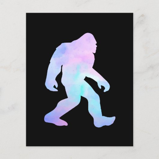 Waterverf Bigfoot (Voorkant)