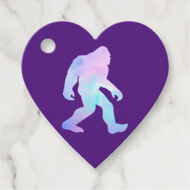 Waterverf Bigfoot Bedankjes Labels