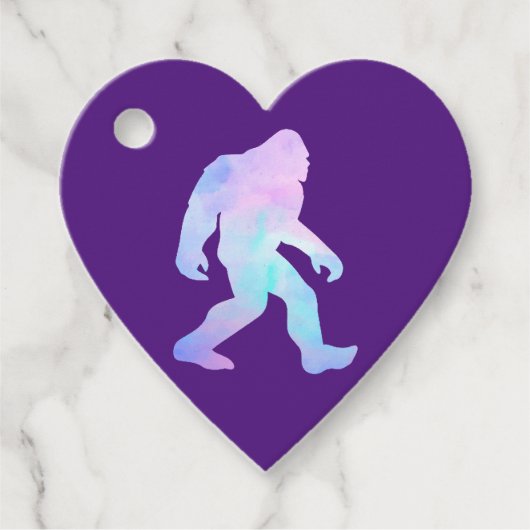 Waterverf Bigfoot Bedankjes Labels (Voorkant)