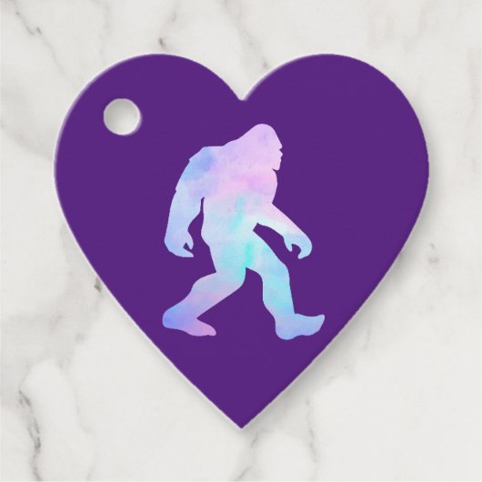 Waterverf Bigfoot Bedankjes Labels (Voorkant)