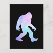 Waterverf Bigfoot Briefkaart (Voorkant)