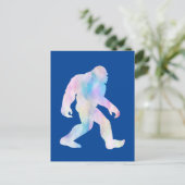 Waterverf Bigfoot Briefkaart (Staand voorkant)