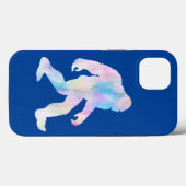 Waterverf Bigfoot Case-Mate iPhone Case (Achterkant (horizontaal))