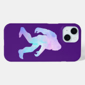 Waterverf Bigfoot Case-Mate iPhone Case (Achterkant (horizontaal))