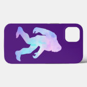Waterverf Bigfoot Case-Mate iPhone Case (Achterkant (horizontaal))