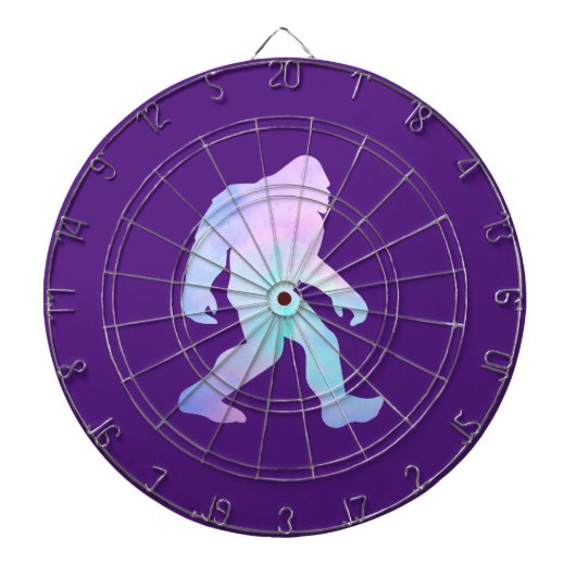 Waterverf Bigfoot Dartbord (Voorkant)