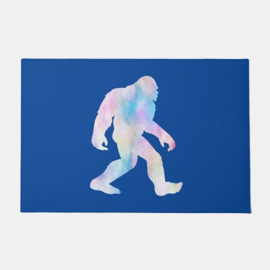 Waterverf Bigfoot Deurmat (Voorkant)