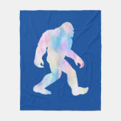 Waterverf Bigfoot Fleece Deken (Voorkant)