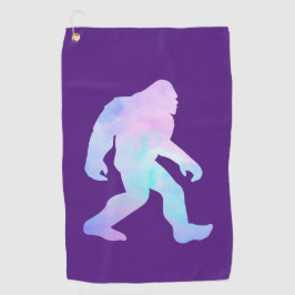 Waterverf Bigfoot Golfhanddoek