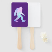 Waterverf Bigfoot Handwaaier (Voorkant en achterkant)