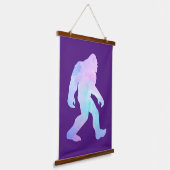 Waterverf Bigfoot Hangend Wandkleed (Gebogen)