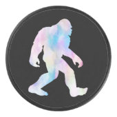 Waterverf Bigfoot Hockey Puck (Voorkant)