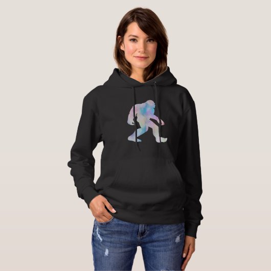 Waterverf Bigfoot Hoodie (Voorkant volledig)