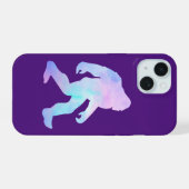 Waterverf Bigfoot iPhone 15 Case (Achterkant horizontaal)