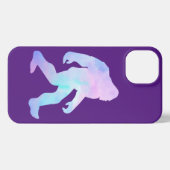 Waterverf Bigfoot iPhone Hoesje (Achterkant horizontaal)