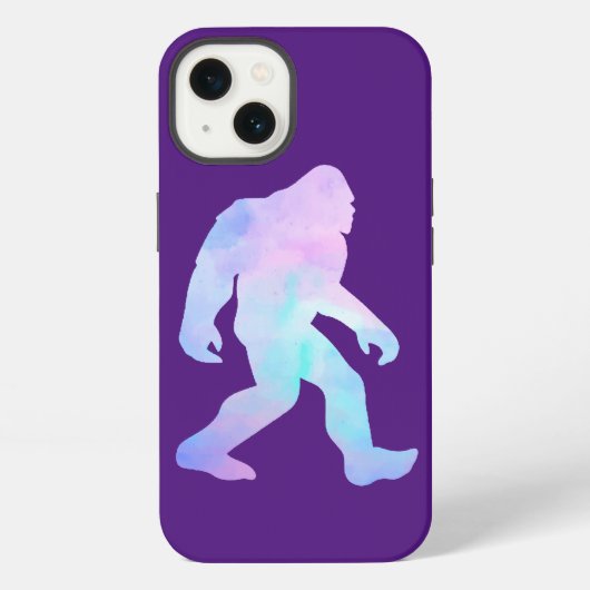 Waterverf Bigfoot iPhone Hoesje (Achterkant)