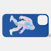 Waterverf Bigfoot iPhone Hoesje (Achterkant horizontaal)