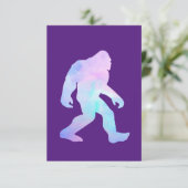 Waterverf Bigfoot Kaart (Staand voorkant)