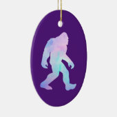 Waterverf Bigfoot Keramisch Ornament (Rechts)