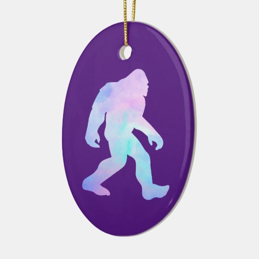 Waterverf Bigfoot Keramisch Ornament (Links)