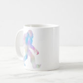 Waterverf Bigfoot Koffiemok (Voorkant links)