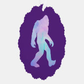 Waterverf Bigfoot Ornament Kaart (Rechts)