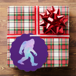 Waterverf Bigfoot Ornament Kaart