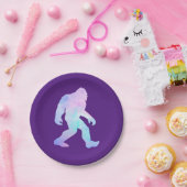 Waterverf Bigfoot Papieren Bordje (Feest)
