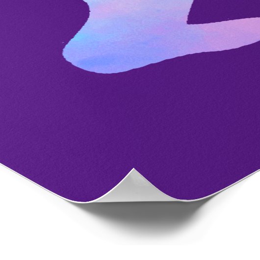 Waterverf Bigfoot Poster (Hoek)