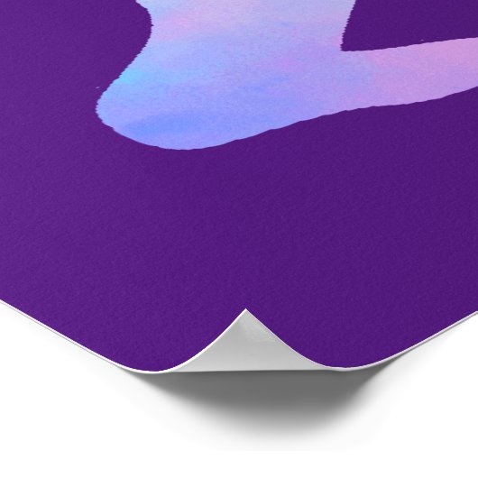 Waterverf Bigfoot Poster (Hoek)