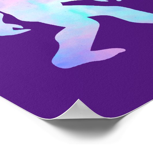 Waterverf Bigfoot Poster (Hoek)