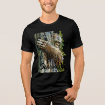 Waterverf Bigfoot Sasquatch Bosbewoner
