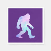 Waterverf Bigfoot Servet (Voorkant)