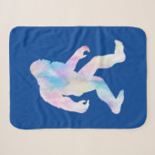 Waterverf Bigfoot Sherpa Deken (Voorkant (horizontaal))