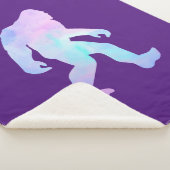 Waterverf Bigfoot Sherpa Deken (3/4)