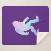 Waterverf Bigfoot Sherpa Deken (Voorkant (horizontaal))