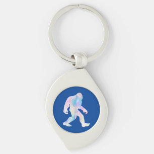 Waterverf Bigfoot Sleutelhanger