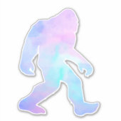 Waterverf Bigfoot Sticker (Voorkant)