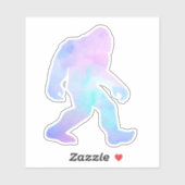 Waterverf Bigfoot Sticker (Vel)