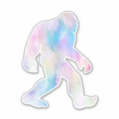 Waterverf Bigfoot Sticker (Voorkant)