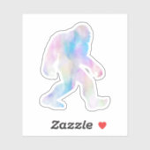 Waterverf Bigfoot Sticker (Vel)