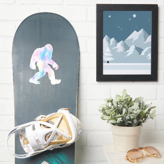 Waterverf Bigfoot Sticker (Snowboard)