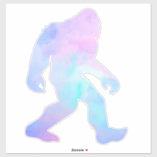 Waterverf Bigfoot Sticker (Vel)