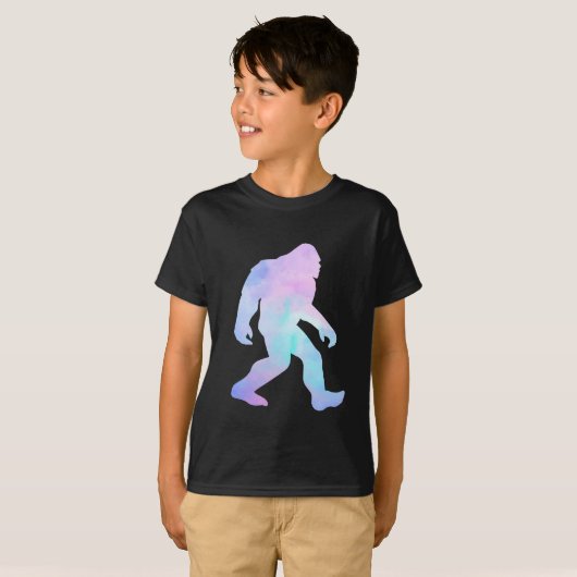 Waterverf Bigfoot T-shirt (Voorkant volledig)