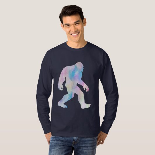 Waterverf Bigfoot T-shirt (Voorkant volledig)