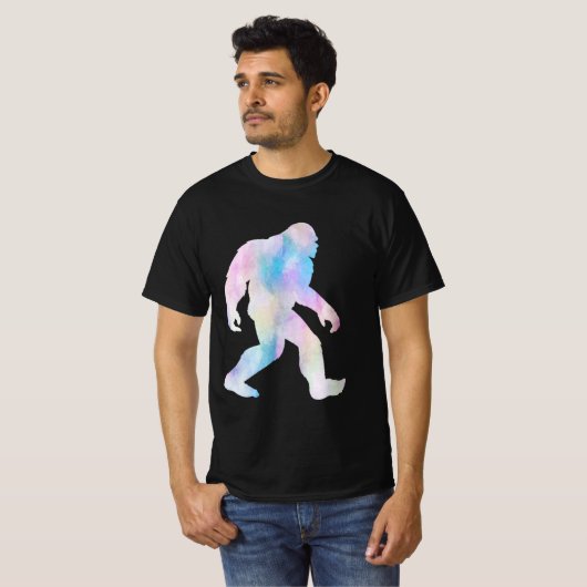 Waterverf Bigfoot T-shirt (Voorkant volledig)