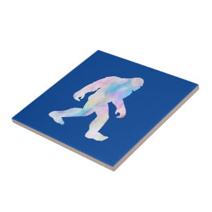 Waterverf Bigfoot Tegeltje